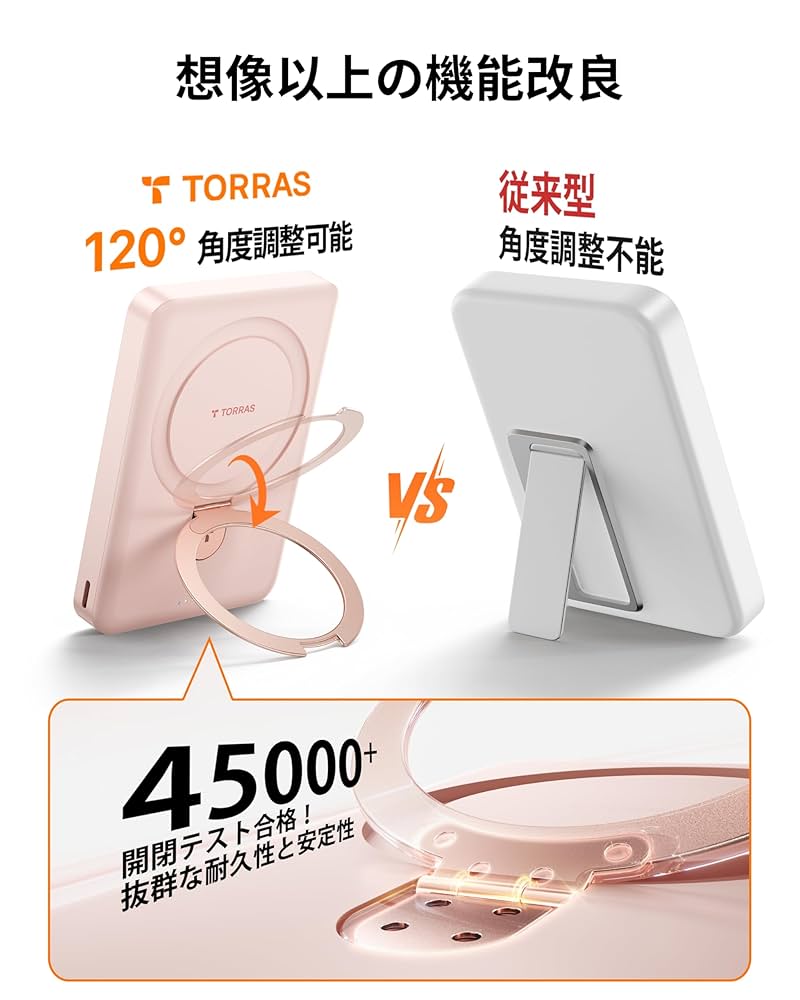 Amazon | 【2025傑作・EASY GO】 TORRAS モバイルバッテリー